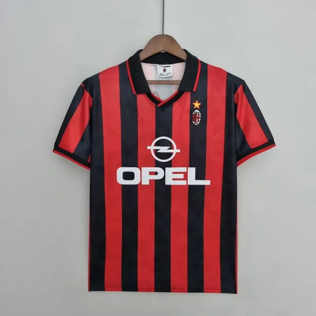 AC Milan Home Jersey 1993-94 Opel Sponsor