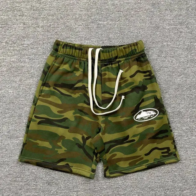 Corteiz Camo Shorts Olive Camouflage