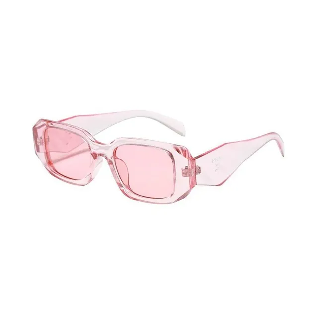 Prada Square Sunglasses Transparent Pink