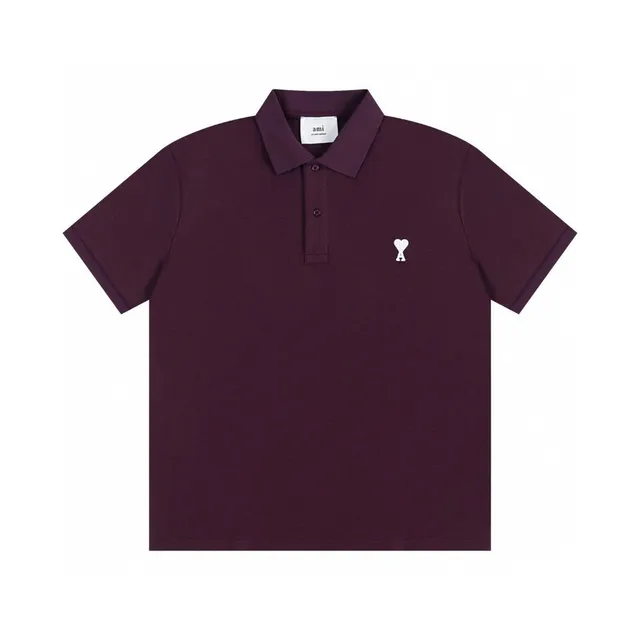 AMI Paris Polo Shirt Heart Logo