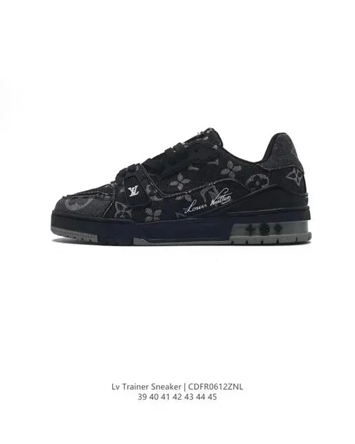 Louis Vuitton LV Trainer Monogram Denim