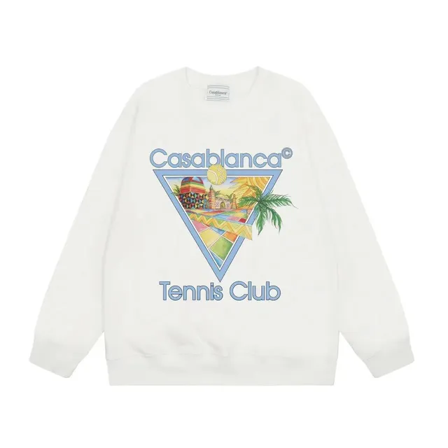 Casablanca Tennis Club Sweatshirt Graphic Print