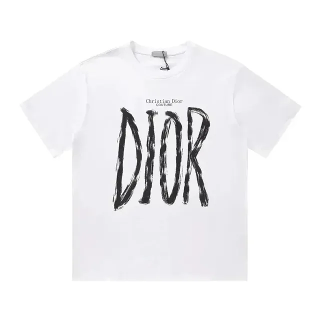 Dior T-Shirt Brushstroke Logo
