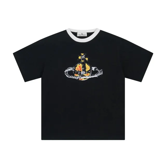 Vivienne Westwood Orb Graphic Tee Distressed Orb Print