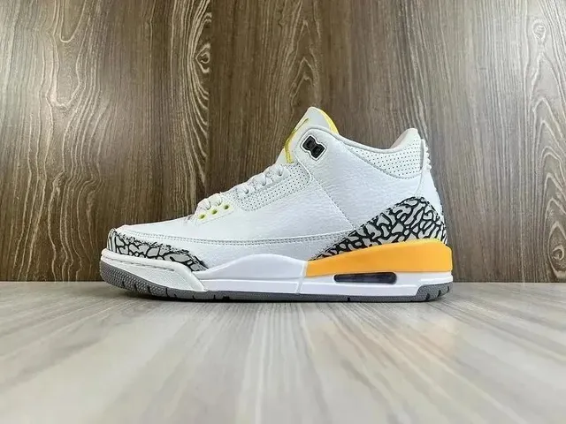 Air Jordan 3 White Cement Yellow