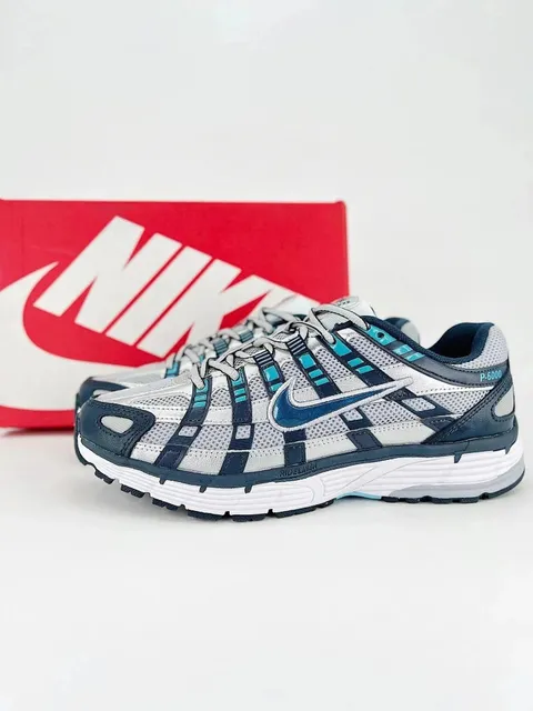 Nike P-6000 White/Navy/Teal