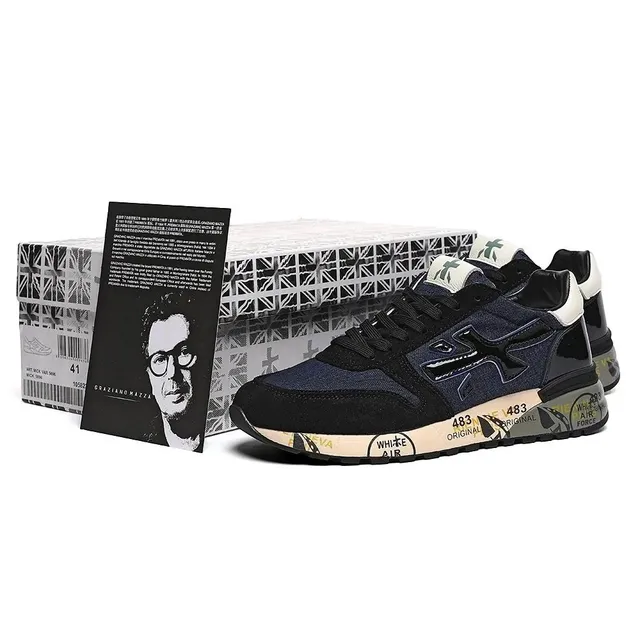 Asics 483 Original Navy/Black/Beige