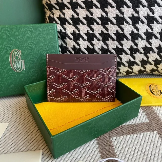 Goyard Card Holder Saint Louis Pattern