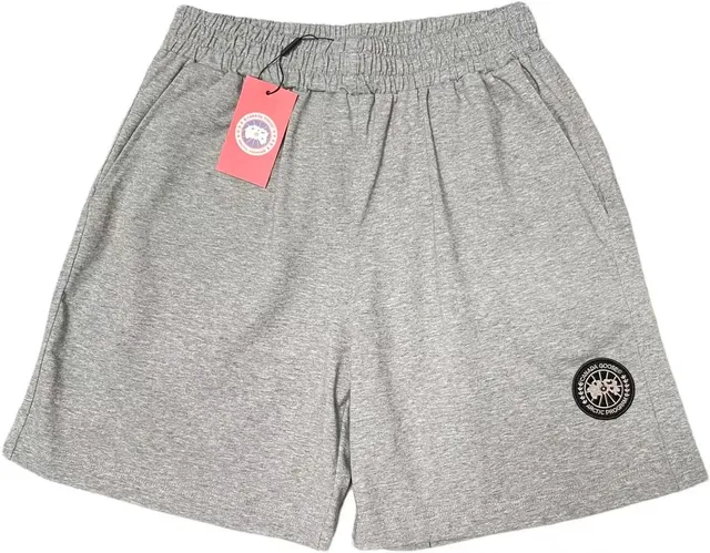 Canada Goose Logo Patch Shorts Heather Grey