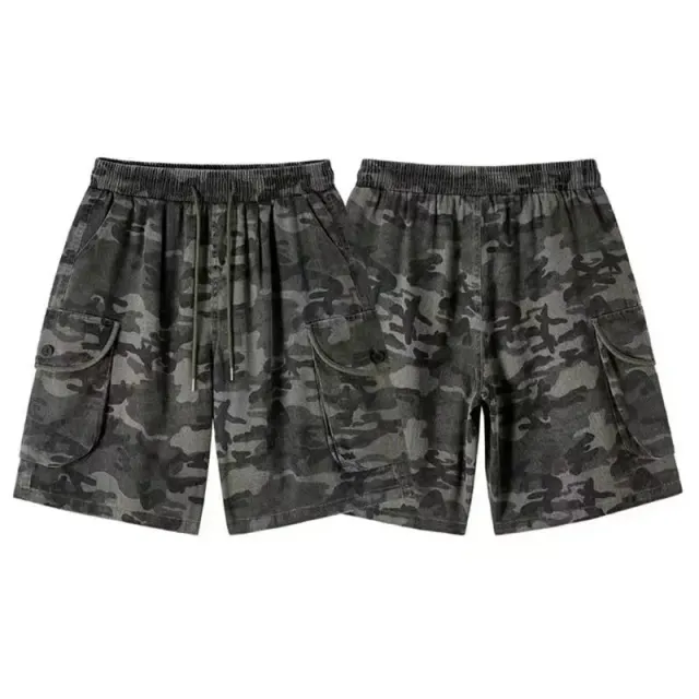 Cargo Shorts Camouflage Print