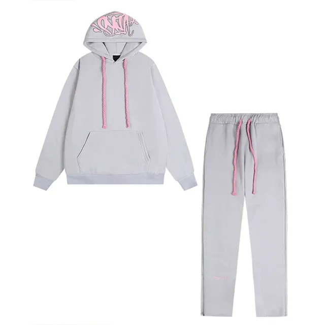 Syna World Hoodie and Joggers Set Graffiti Logo