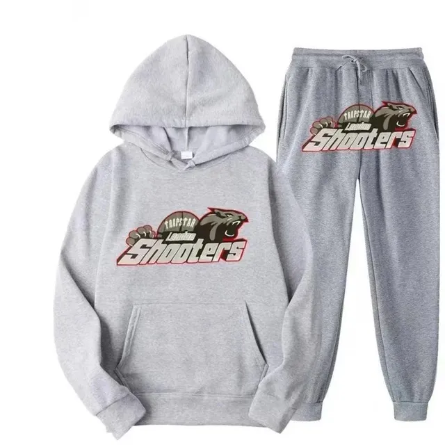 Trapstar Shooters Hoodie and Joggers Set London Shooters Graphic