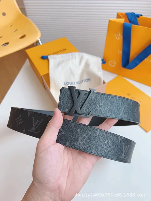 Louis Vuitton LV Initiales Belt Monogram Eclipse