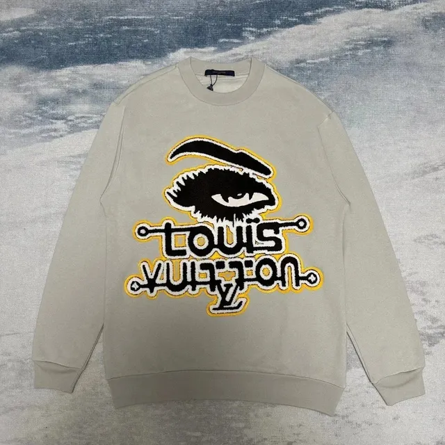 Louis Vuitton Crewneck Sweatshirt Eye Logo Appliqué