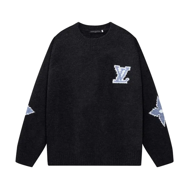 Louis Vuitton Knit Sweater LV Monogram Intarsia