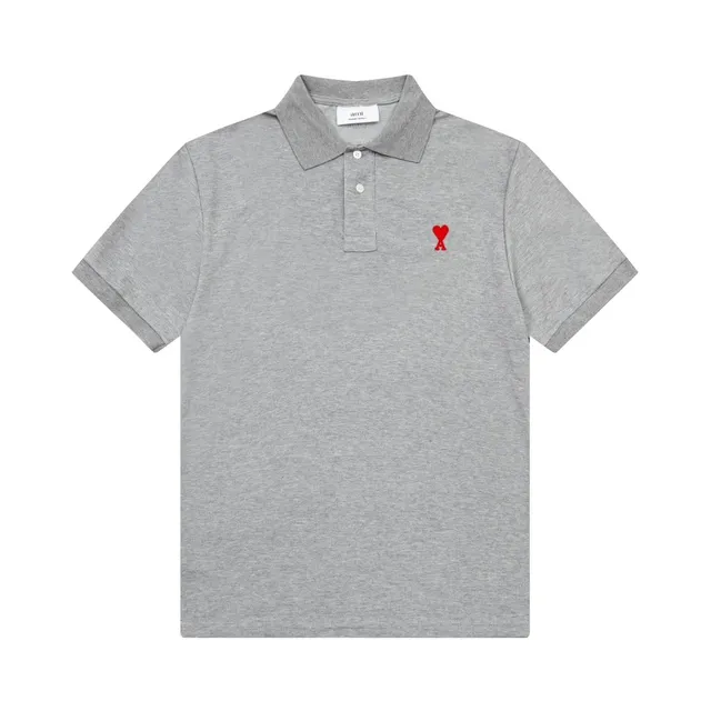 AMI Paris Polo Shirt Heart Logo