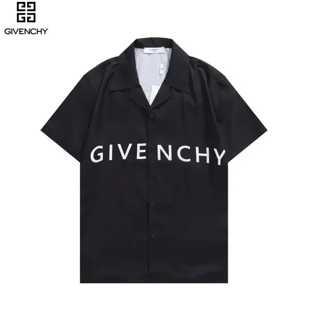 Givenchy Logo Shirt Oversized Logo Print