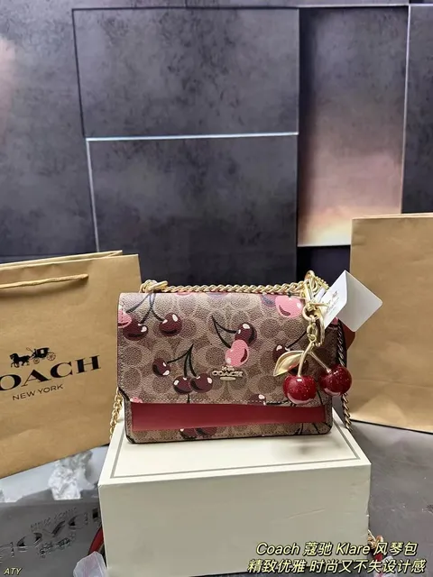 Coach Klare Cherry Print