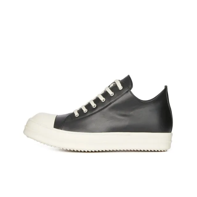 Rick Owens Low Sneaker Black and White