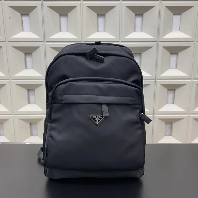 Prada Nylon Backpack Classic Triangle Logo