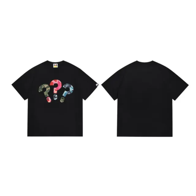 BAPE Short-Sleeve Tee Question Mark Camo Print