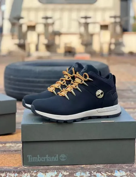 Timberland Field Boot Navy with Wheat Laces