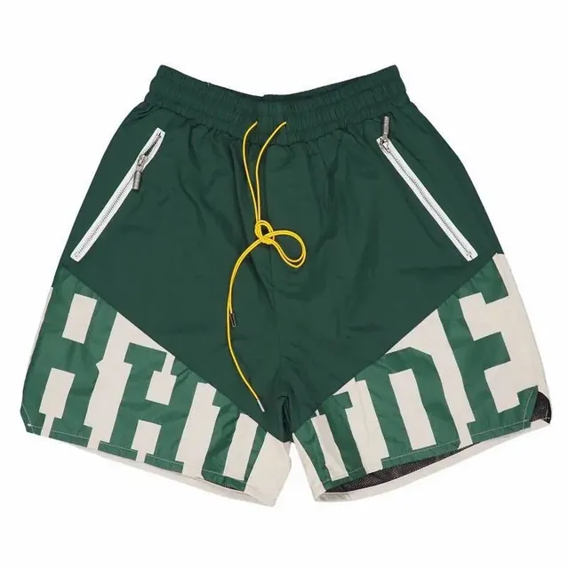 Rhude Logo Shorts Block Print