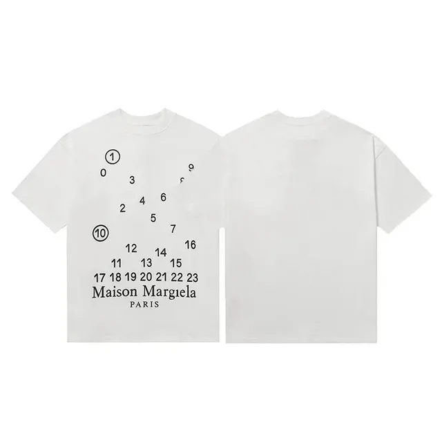 Maison Margiela Numbered Tee Numeric Print