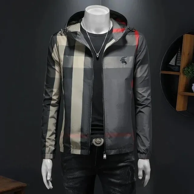 Burberry Check Windbreaker Jacket Classic Check