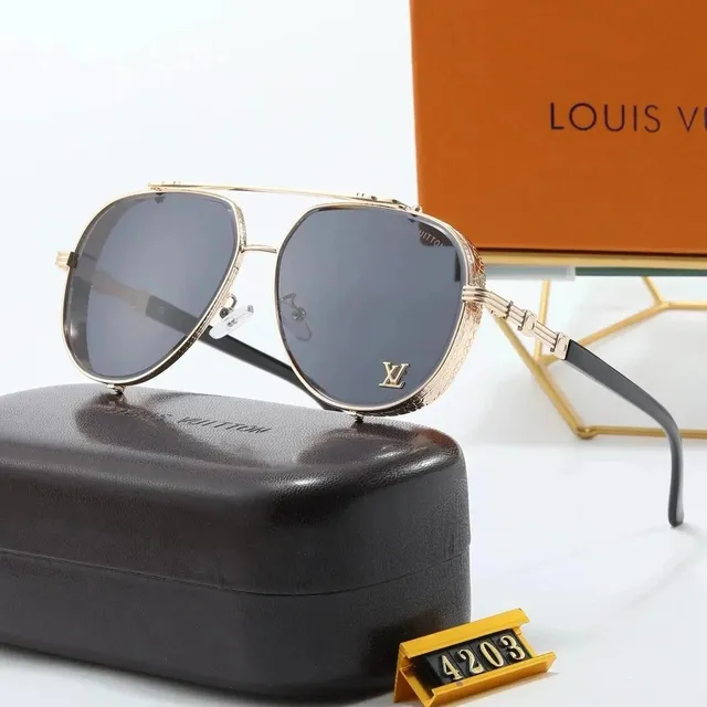 Louis Vuitton Aviator Sunglasses Monogram Canvas Frame