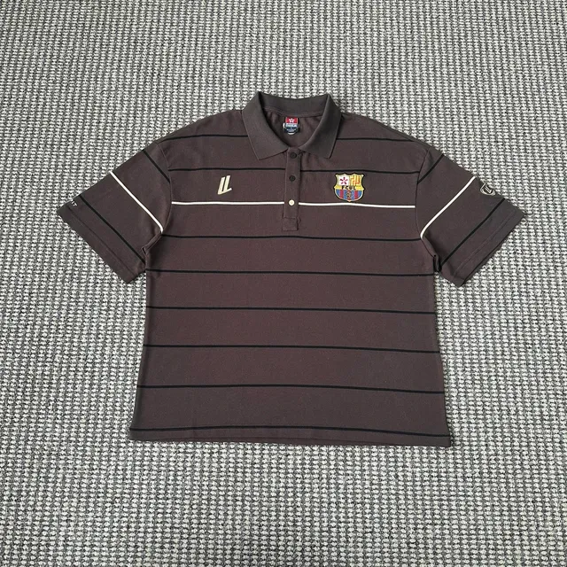 FC Barcelona × Adidas Polo Shirt Striped
