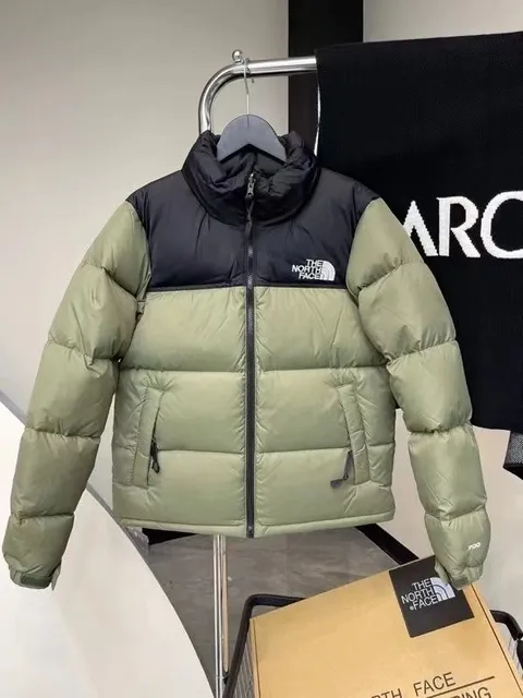 The North Face Nuptse Jacket Olive Green/Black
