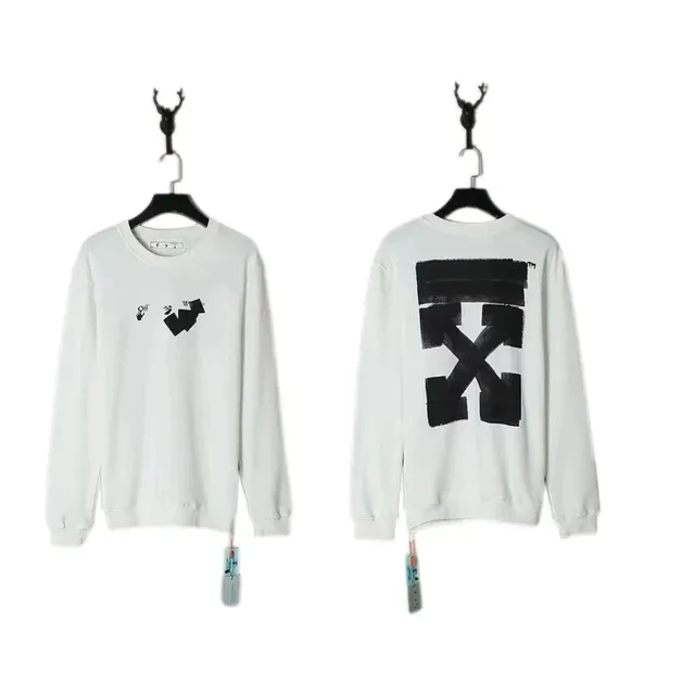 Off-White Crewneck Sweatshirt Arrow Print