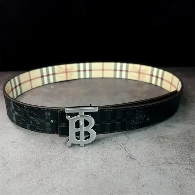 Burberry Reversible Belt Check Print