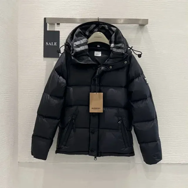 Burberry Puffer Jacket Checkered Hood