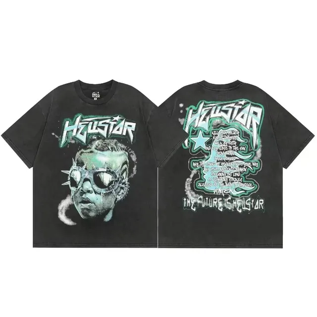 Hellstar Graphic Tee Spiked Goggles Print