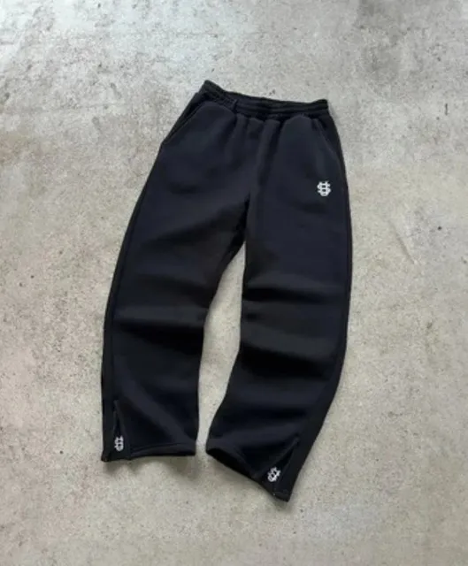 Suvene Track Pants Logo Embroidery