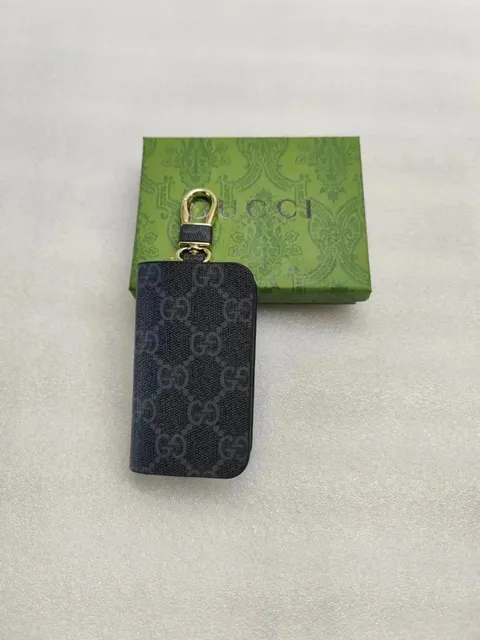 Gucci GG Marmont Key Holder Monogram Canvas