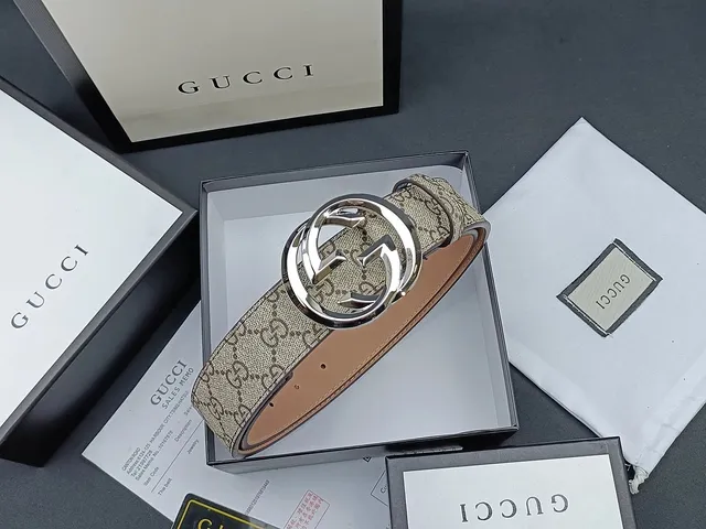 Gucci Horsebit Belt GG Supreme Canvas