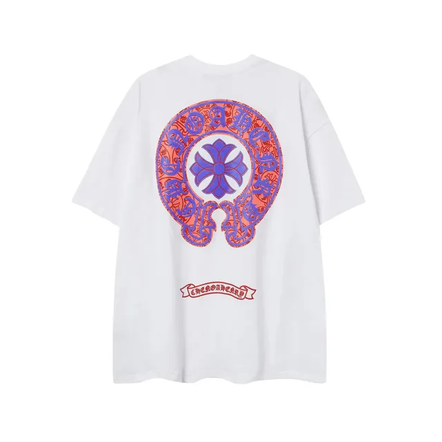 Chrome Hearts Graphic Tee Cross Logo Print