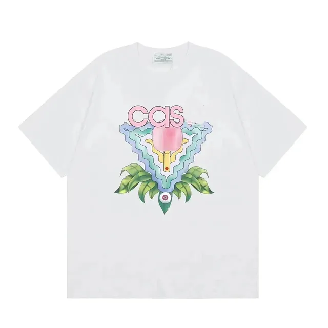 Casablanca T-Shirt CAS Graphic Print