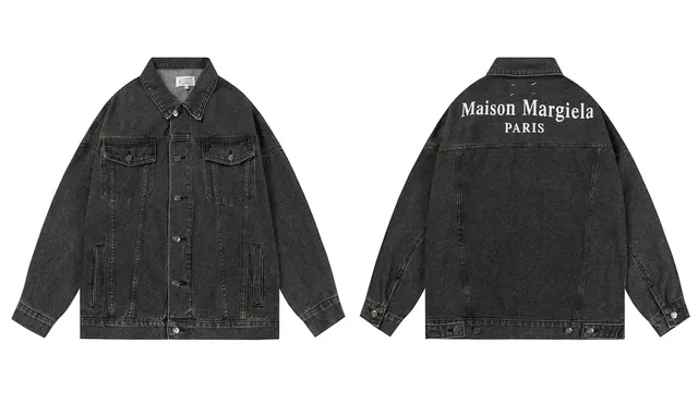 Maison Margiela Denim Jacket Oversized Logo Back