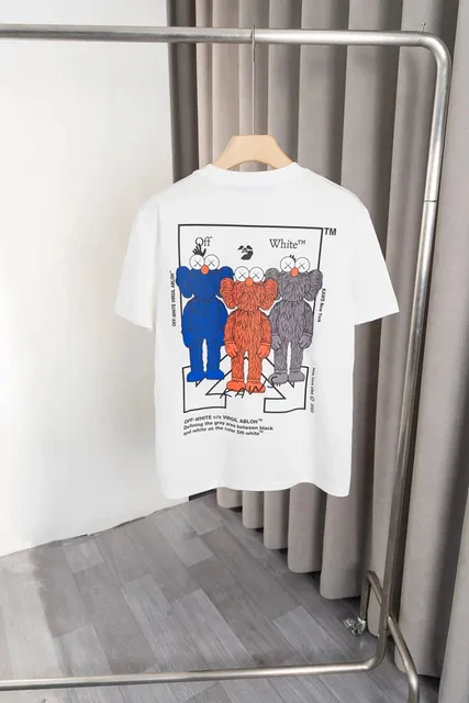 Off-White Graphic Tee KAWS Virgil Abloh Collaboration
