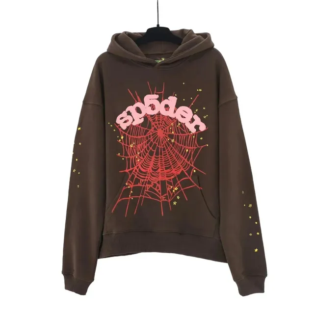 Sp5der Hoodie Spider Web Print