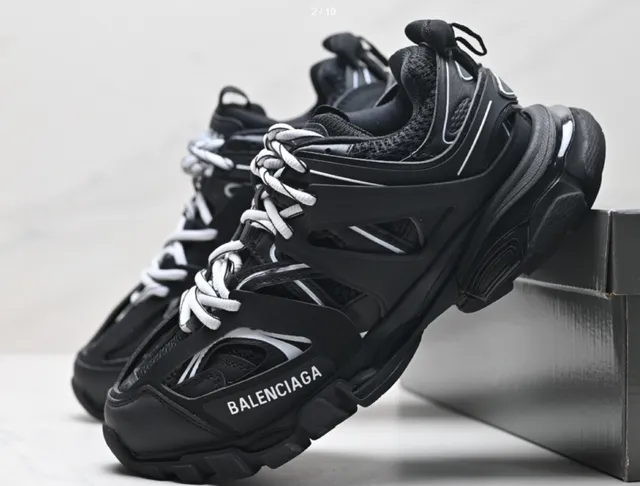 Balenciaga Triple S Black White