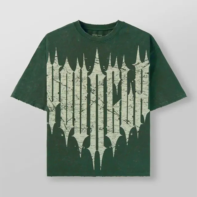 YoungLA Graphic Tee Distressed Logo Print