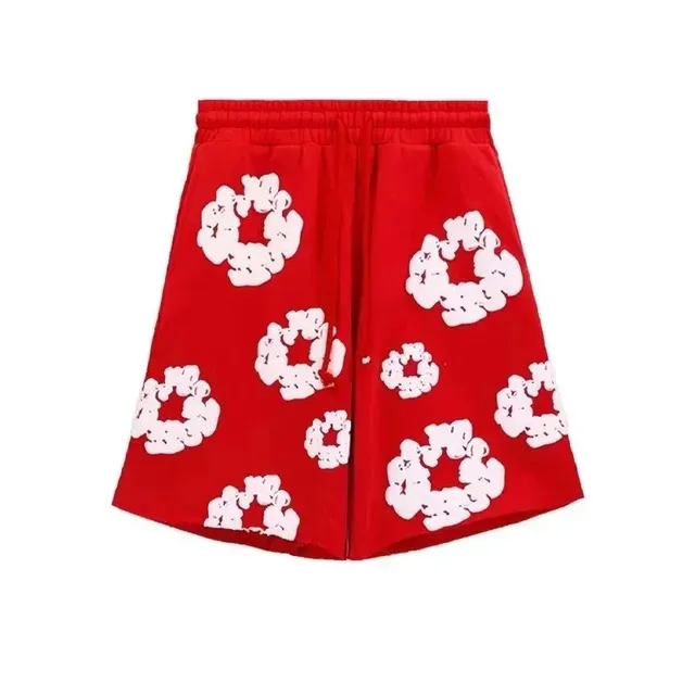Balenciaga Printed Shorts Cloud Logo