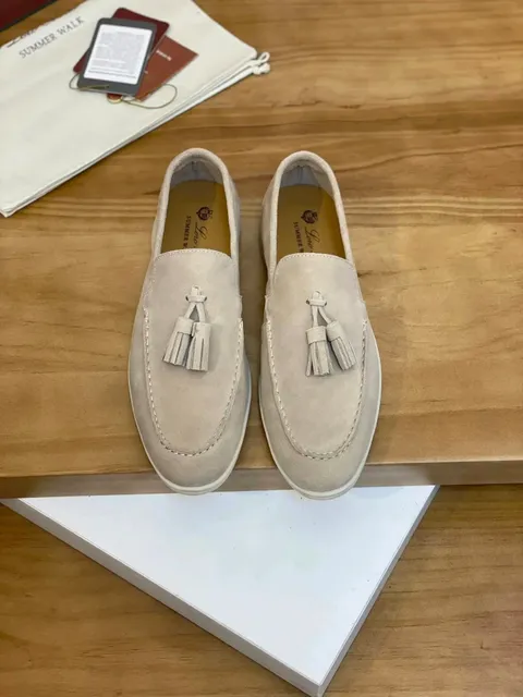 Loro Piana Tassel Loafer Suede