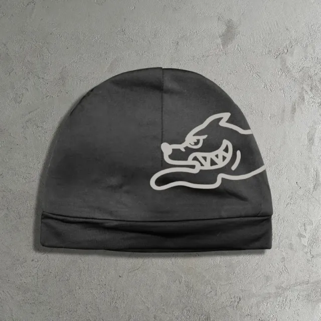 BAPE Ape Head Beanie White Outline