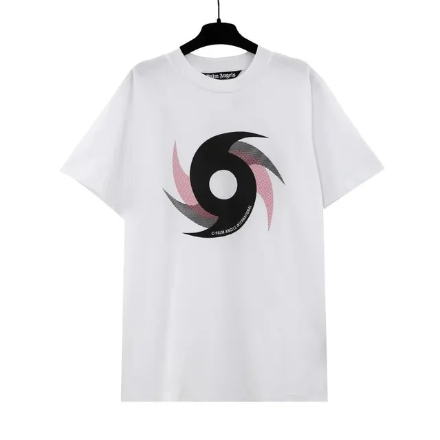 Palm Angels Graphic T-Shirt Hurricane Logo